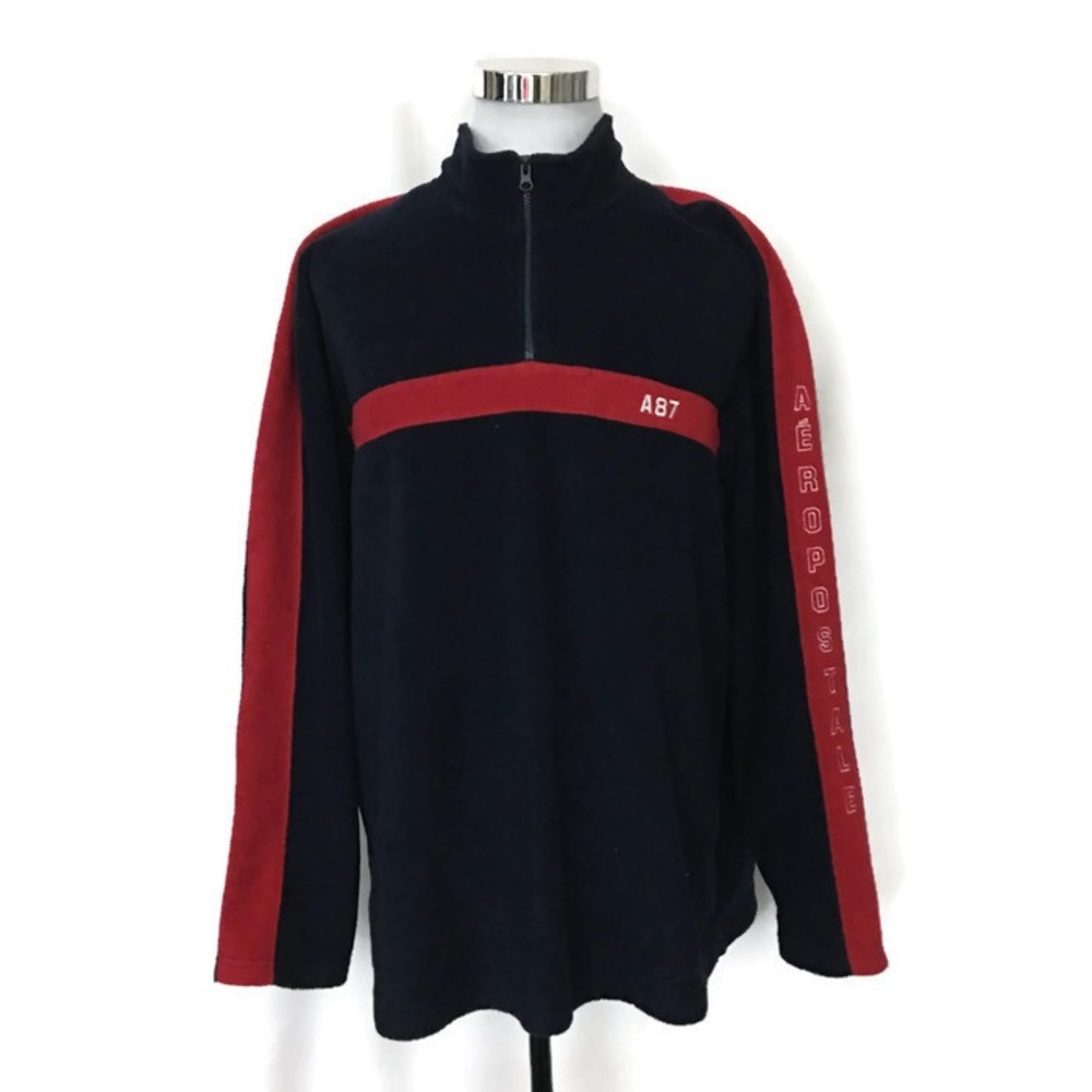 Vintage Aeropostale Fleece Jacket Pullover L